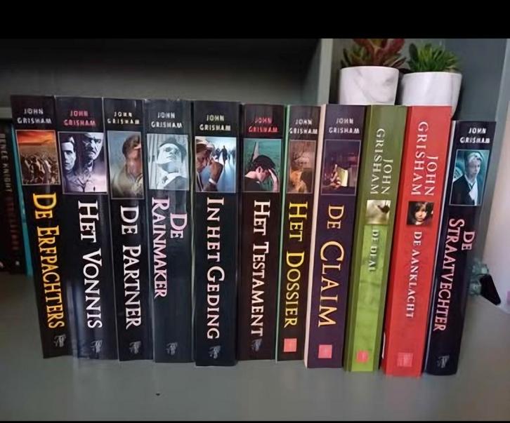 John Grisham - 11 Boeken, Boeken, Romans, Gelezen, Nederland, Ophalen of Verzenden