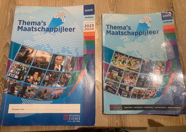 Thema’s Maatschappijleer HAVO, Boeken, Schoolboeken, Gelezen, Nederlands, Overige niveaus, Ophalen of Verzenden