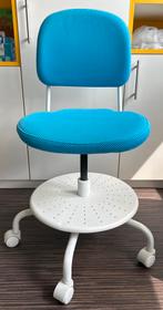 IKEA Vimund Kinderbureaustoel Lichtblauw, Huis en Inrichting, Bureaustoelen, Ophalen, Gebruikt, Blauw, Bureaustoel