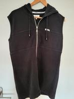zwarte bodywarmer/zomerjas + capuchon MEXX maat L, Verzenden, Gedragen, Maat 38/40 (M), Zwart