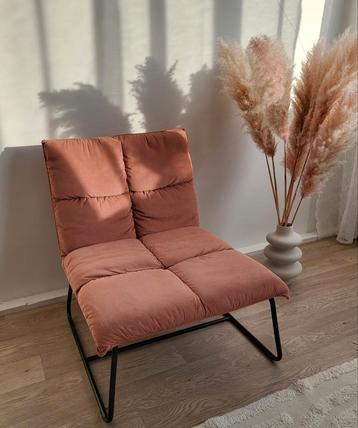 Fauteuil Olivia oudroze - Stijlvolle relaxstoel