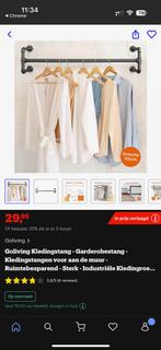 Goliving Kledingstang - Garderobestang 2 stuks, Ophalen of Verzenden, Zo goed als nieuw