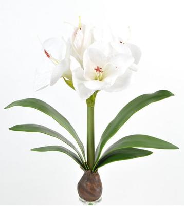 AMARYLLIS - KUNST - WIT beschikbaar voor biedingen