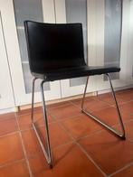 Ikea Eetkamerstoelen (4) Bruin Leer, Huis en Inrichting, Stoelen, Ophalen, Gebruikt, Bruin, Leer