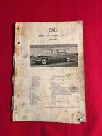 Opel Kapitän P2 1960-1963 vraagbaak, Gelezen, Opel, Ophalen of Verzenden, Vraagbaak