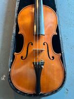 Mooie oude 4/4 viool met oude antieke koffer, Gebruikt, Viool, Ophalen of Verzenden, 4/4-viool