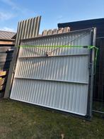 Metalen Garagedeur - Gebruikt, Doe-het-zelf en Verbouw, Deuren en Horren, Ophalen, Gebruikt, Garagedeur, Metaal