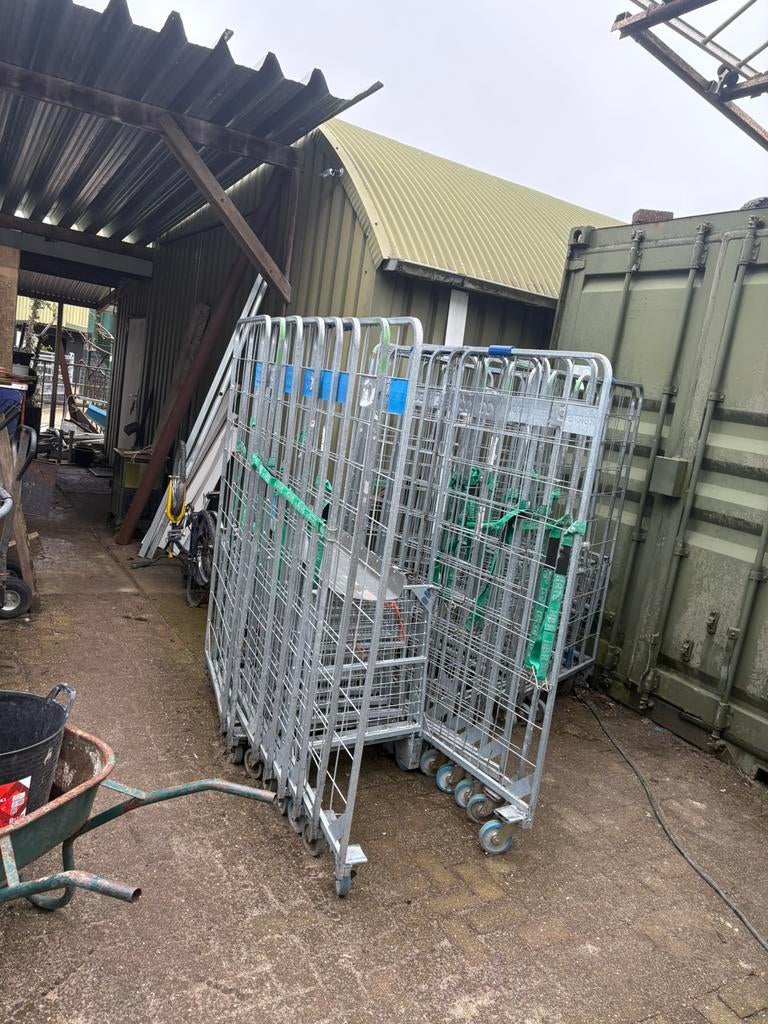 Rolcontainer 15 stuks, 100 liter of meer, Ophalen, Zo goed als nieuw, Transportkar