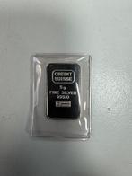 5 gram zilverbaar credit suisse fijnzilver, Ophalen of Verzenden, Zilver