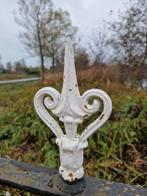 Fleur de lis Gietijzer, gietijzer / ijzeren hekwerk., Tuin en Terras, Tuinhekken en Hekwerk, Ophalen of Verzenden, Gebruikt, IJzer