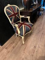 Barok stoeltjes(engelse print), Huis en Inrichting, Stoelen, Ophalen, Gebruikt, Twee