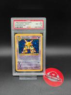 Pokemon Base Shadowless Alakazam Holo PSA 8, Verzenden, Zo goed als nieuw, Losse kaart, Foil