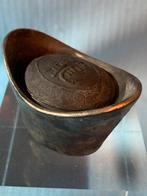 Chinees gewicht schuitje tin / lood ?, Ophalen of Verzenden