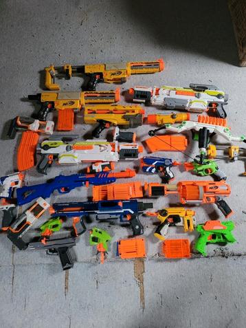Nerf pistolen beschikbaar voor biedingen