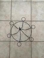 Ijzeren ronde kandelaar, Antiek en Kunst, Curiosa en Brocante, Ophalen of Verzenden