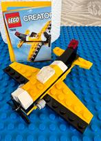 Lego Creator 7808 Geel vliegtuig compleet ✈️, Ophalen of Verzenden, Zo goed als nieuw, Complete set, Lego
