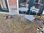 Tuintafel met stoelen, Tuin en Terras, Ophalen, Gebruikt, Rond, Metaal