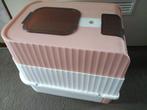 Grote kattenbak ( roze en wit combinatie ), Dieren en Toebehoren, Kattenbakken, Ophalen, Gebruikt, Gesloten