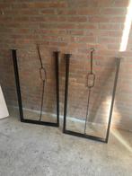 U-poten bartafel, Huis en Inrichting, Tafelonderdelen, Ophalen, Tafelpoot, Gebruikt, 100 tot 150 cm