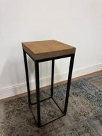 Stijlvolle Bijzettafel met Metalen Frame, Ophalen, Zo goed als nieuw