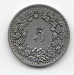 Zwitserland 5 rappen 1919 KM# 26, Postzegels en Munten, Munten | Europa | Niet-Euromunten, Losse munt, Overige landen, Verzenden