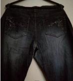 als nieuw FITT jeans spijkerbroek met glitters en borduur 42, Kleding | Dames, Spijkerbroeken en Jeans, Fitt, Blauw, Ophalen of Verzenden