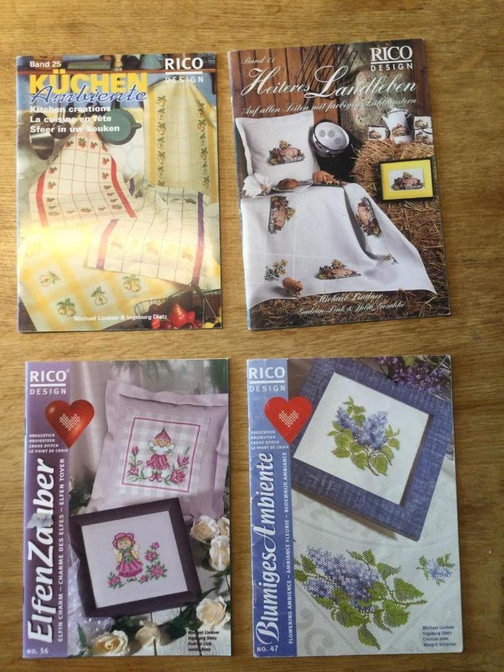 Borduurboekjes Rico / Zweigart, Hobby en Vrije tijd, Borduren en Borduurmachines, Nieuw, Patroon, Handborduren, Ophalen of Verzenden