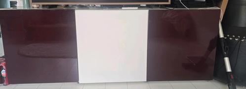 BESTA IKEA Kast /wand incl. glasplaat en extra deure, Huis en Inrichting, Kasten | Wandmeubels, Gebruikt, 25 tot 50 cm, Ophalen