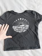 XS Katoenen T-shirt Dames, Zwart, Ophalen of Verzenden, Zo goed als nieuw, Korte mouw