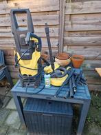 Kärcher Hogedrukspuit met accessoires, Tuin en Terras, Hogedrukreinigers, Ophalen, Gebruikt, Kärcher, Met autostop en -start