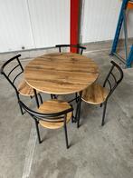 3 leuke sets eettafel met stoelen, Huis en Inrichting, Tafels | Eettafels, Ophalen, Zo goed als nieuw, Rond, 50 tot 100 cm