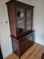 Buffetkast bruin hout, Ophalen, Zo goed als nieuw, 25 tot 50 cm, 200 cm of meer