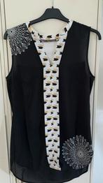 Desigual Blouse - Zwart/Wit - Maat M, Kleding | Dames, Blouses en Tunieken, Ophalen of Verzenden, Zo goed als nieuw, Maat 38/40 (M)