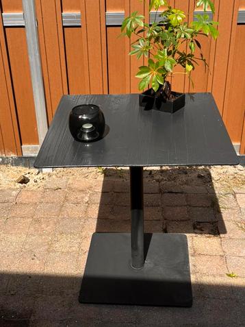 Dutchbone Braza Bistrotafel/ Vierkant 70x70 cm Hout Zwart beschikbaar voor biedingen