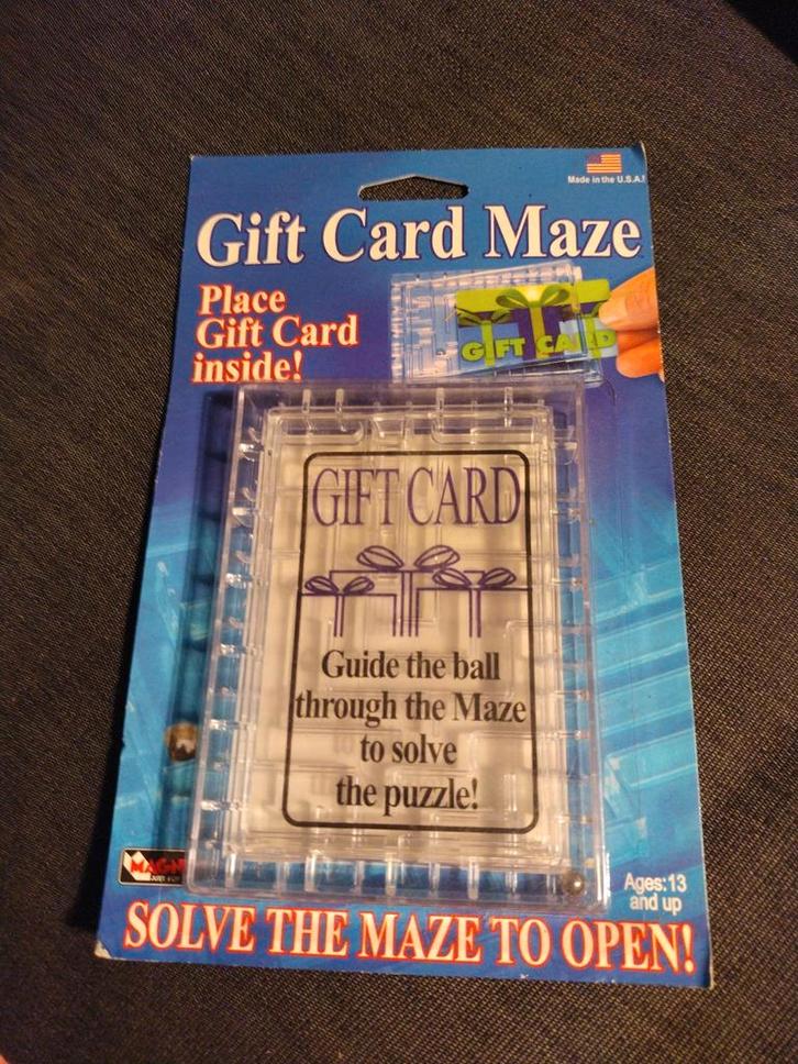 Labyrinth kadokaart puzzel, nieuw, Hobby en Vrije tijd, Denksport en Puzzels, Nieuw, Minder dan 500 stukjes, Ophalen of Verzenden