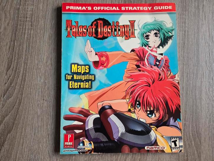 Tales of Destiny II 2 Official Strategy Guide ps1, Spelcomputers en Games, Games | Sony PlayStation 1, Zo goed als nieuw, Role Playing Game (Rpg)