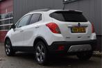 Opel Mokka 1.4 T Cosmo Automaat, Navi, Cruise, (bj 2014), Auto's, Opel, Gebruikt, Leder en Stof, Wit, 1364 cc