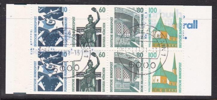 B38 - West Duitsland automaatboekje michel 26 gestemp, Postzegels en Munten, Postzegels | Europa | Duitsland, Gestempeld, BRD