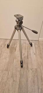 Velbon VE-3 camera statief met leren tas, Audio, Tv en Foto, Fotografie | Statieven en Balhoofden, Ophalen, Zo goed als nieuw