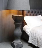 Baluster Vloerlamp - 154cm Hoog, Huis en Inrichting, Lampen | Vloerlampen, Ophalen of Verzenden, Gebruikt, Hout, 100 tot 150 cm