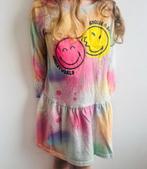 Kleurrijke Smiley-jurk maat 110-116, Kinderen en Baby's, Kinderkleding | Maat 110, Gebruikt, Meisje, H&M, Ophalen of Verzenden