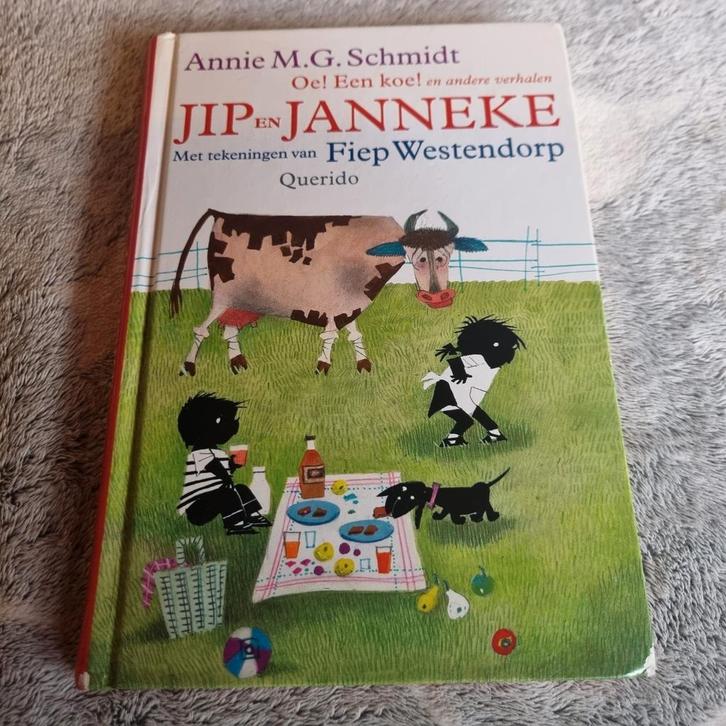 Annie M.G. Schmidt - Oe! Een koe - Jip en Janneke, Boeken, Kinderboeken | Jeugd | onder 10 jaar, Zo goed als nieuw, Fictie algemeen