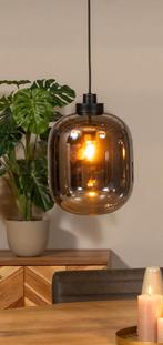 TE KOOP: Pendant Lamp Smoke Glas, Ophalen, Zo goed als nieuw, Glas, Minder dan 50 cm