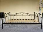 Eenpersoons sofabed quincy, zwart metaal, Ophalen, Gebruikt, 90 cm, Eenpersoons