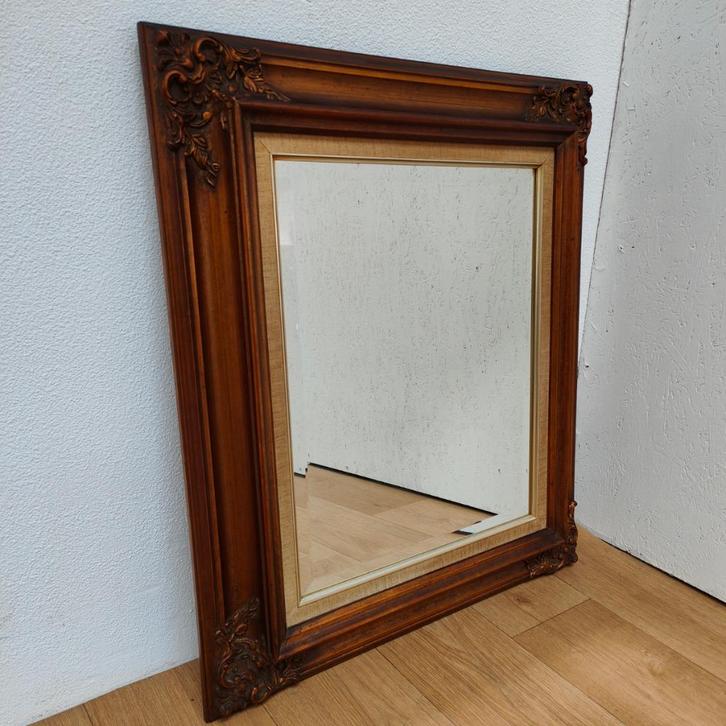 Grote Vintage Hollywood Regency Barok Rococo spiegel, Huis en Inrichting, Woonaccessoires | Spiegels, Gebruikt, Rechthoekig, Ophalen of Verzenden