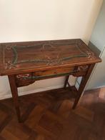 Antiek frans tafeltje met handgeschilderde decoratie, Antiek en Kunst, Antiek | Meubels | Tafels, Ophalen