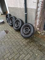 Peugeot 208 stalen velgen met all-seasonsbanden 15 inch, Gebruikt, 15 inch, Banden en Velgen, Personenwagen