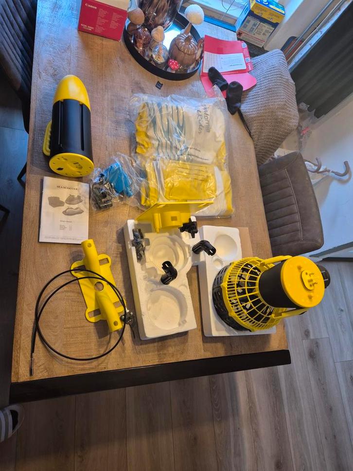 12v elektrische opblaas waterscooter inclusief motor, Kinderen en Baby's, Speelgoed | Buiten | Opblaasfiguren, Nieuw, Ophalen of Verzenden