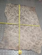 Tuig - Leer Grijs/Groen Gemêleerd(zie omschrijving!), Hobby en Vrije tijd, Stoffen en Lappen, Leer of Kunstleer, Nieuw, Ophalen of Verzenden