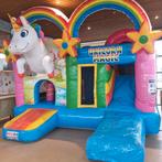 Springkussen 'Unicorn' te huur, Ophalen of Verzenden, Zo goed als nieuw, Overige